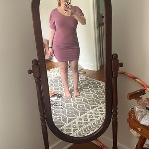 Sundry ruched mini dress